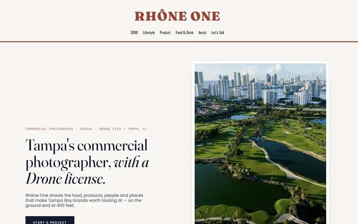Rhône One on a laptop